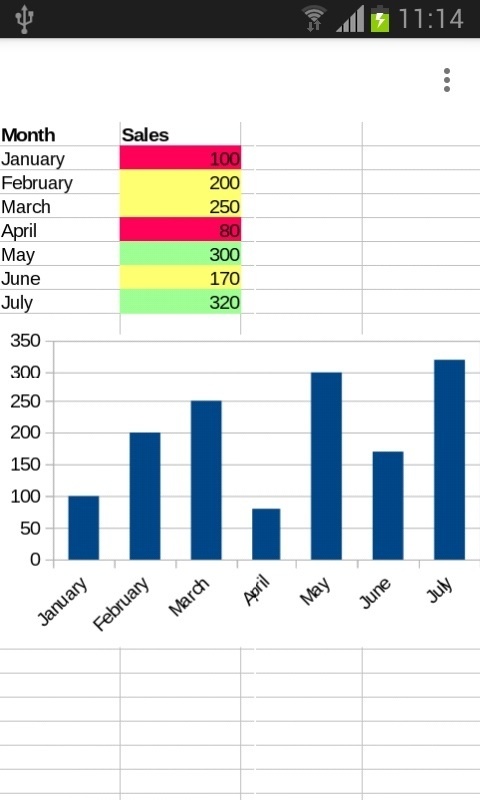 Spreadsheet viewer