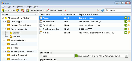 Program screenshot