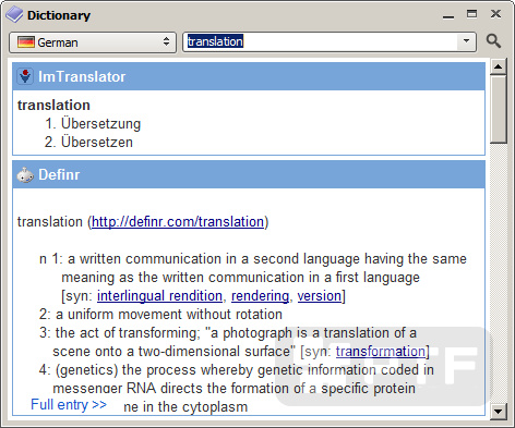 Program screenshot