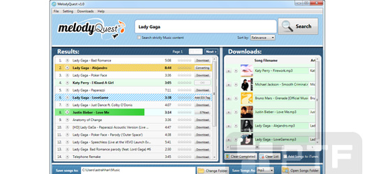 Program screenshot