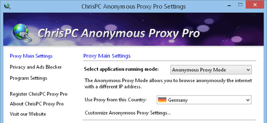 Program screenshot