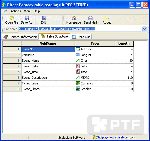 Program screenshot