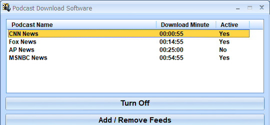 Program screenshot