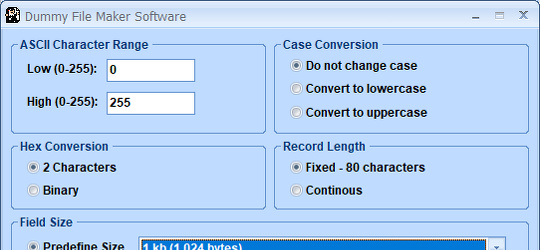 Program screenshot