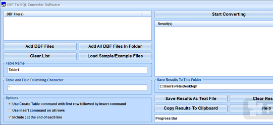 Program screenshot