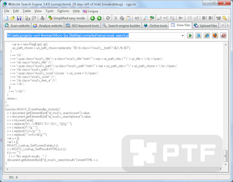 Program screenshot