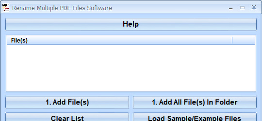 Program screenshot