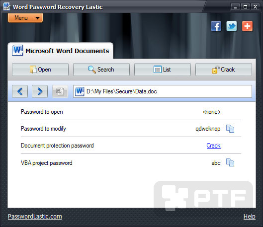 Program screenshot