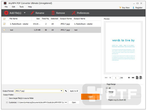 Program screenshot