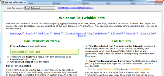 Program screenshot
