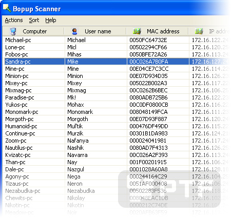 Program screenshot