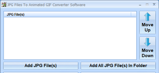 JPG Files To Animated GIF Converter Software for Windows, free download