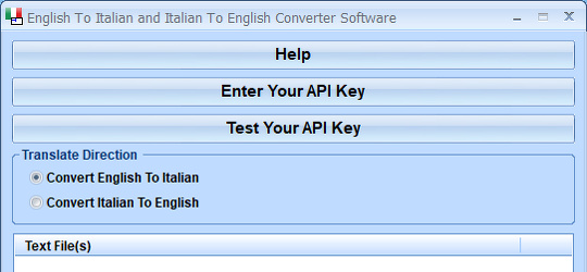 Program screenshot