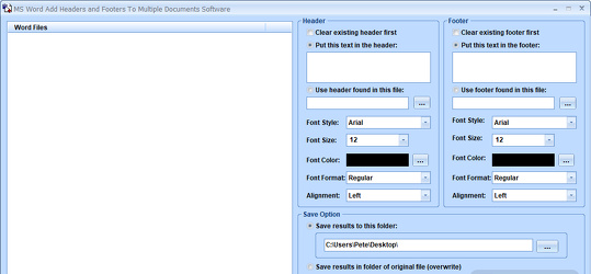 Program screenshot