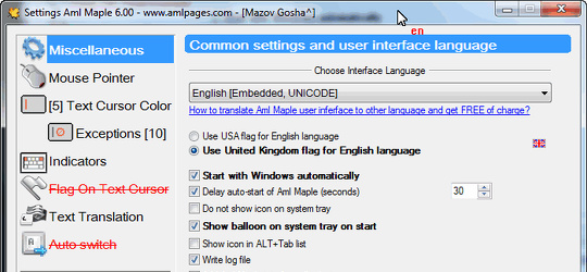 Program screenshot