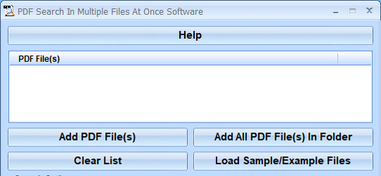 Program screenshot