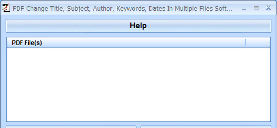 Program screenshot