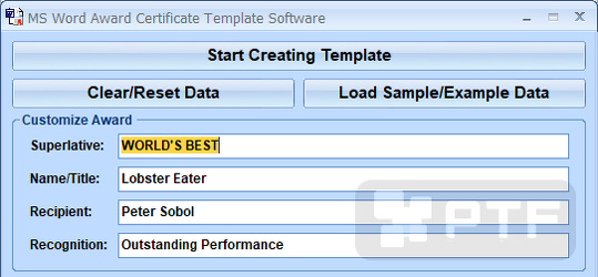 Program screenshot