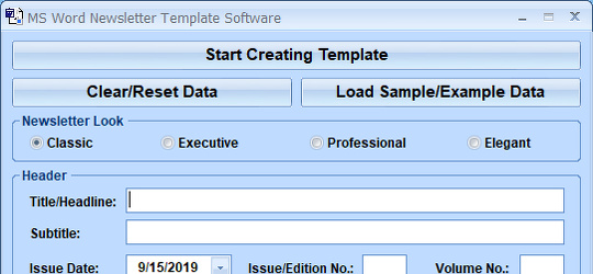 Program screenshot