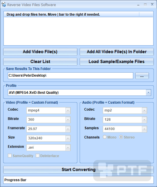 Reverso Files Reverse Video Files Software for Windows, free download