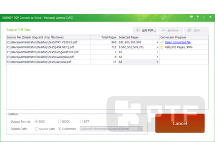 Program screenshot