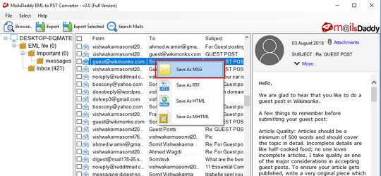 Program screenshot