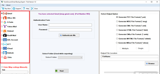 Program screenshot