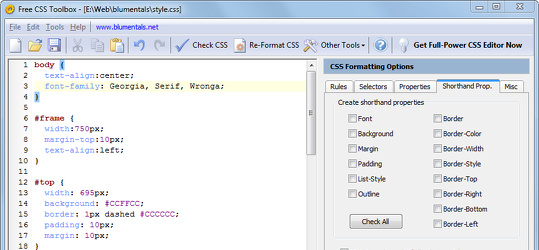 Program screenshot